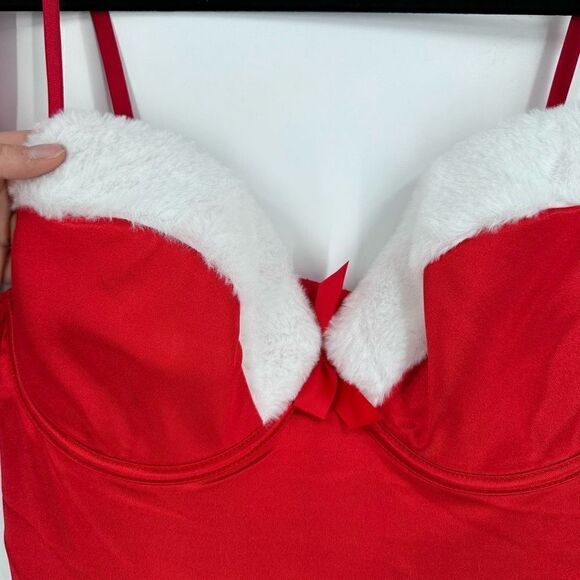 NWT Yandy Sexy Holiday Santa Lingerie Outfit Plus Size 1X 2X Mrs Claus Suit - Picture 6 of 12